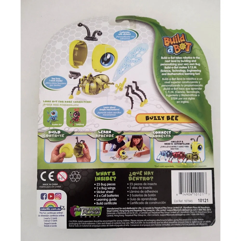 Build a Bots - both Buzzy Bee + Scatter Ant - NEW - lot of two